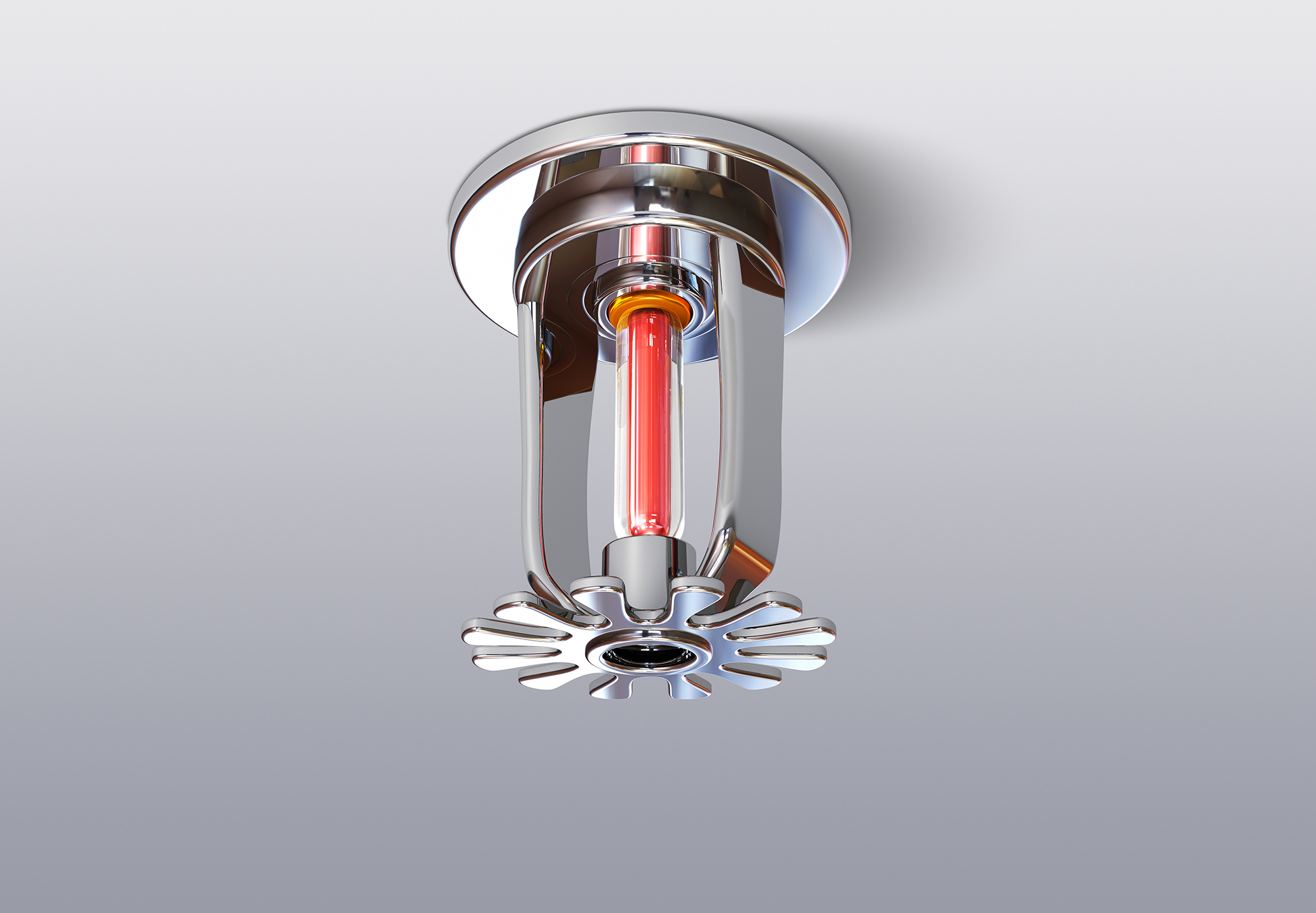 Fire sprinkler close up